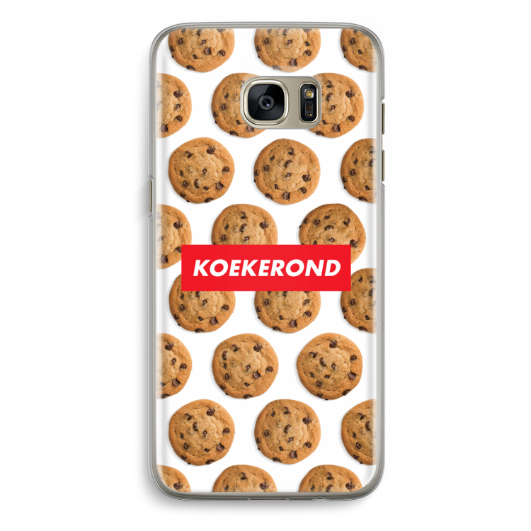 Koekerond: Samsung Galaxy S7 Edge Transparant Hoesje