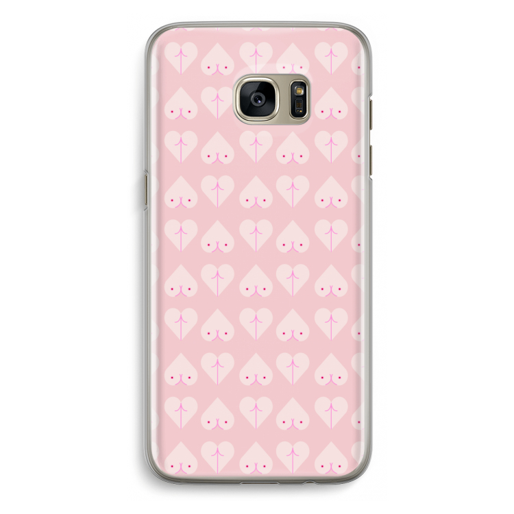 Ass 'n Titties: Samsung Galaxy S7 Edge Transparant Hoesje