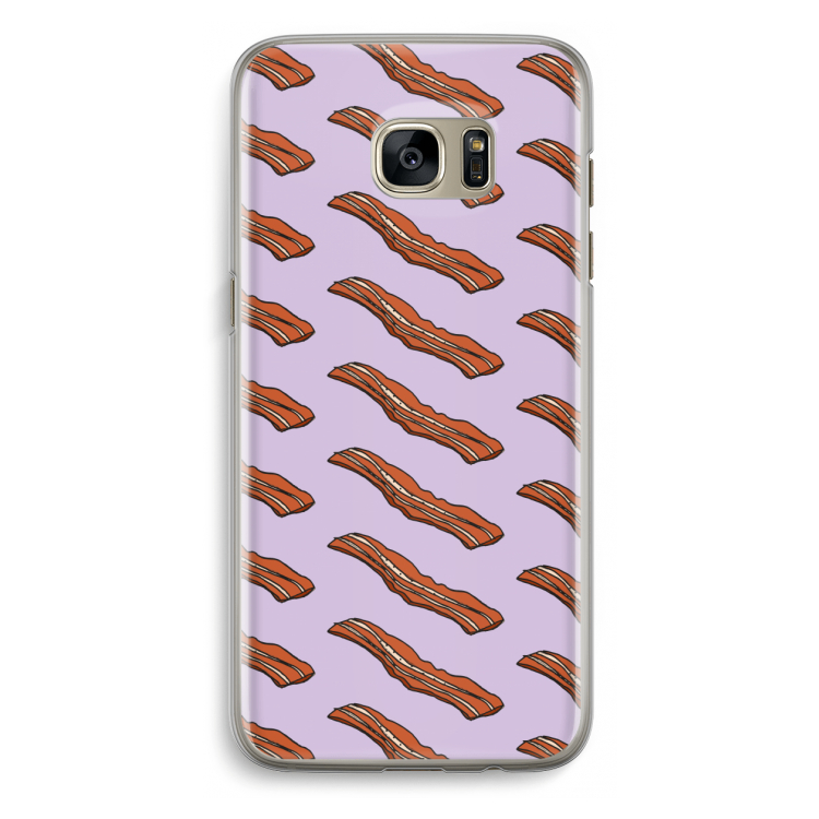 Bacon to my eggs #2: Samsung Galaxy S7 Edge Transparant Hoesje