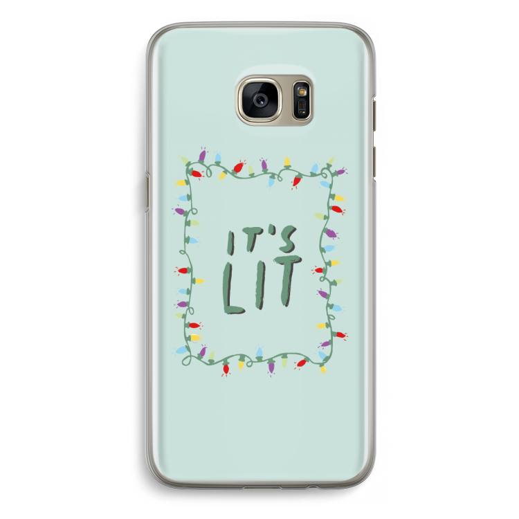 It's Lit: Samsung Galaxy S7 Edge Transparant Hoesje