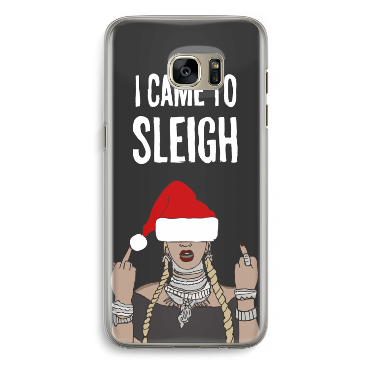 Came To Sleigh: Samsung Galaxy S7 Edge Transparant Hoesje
