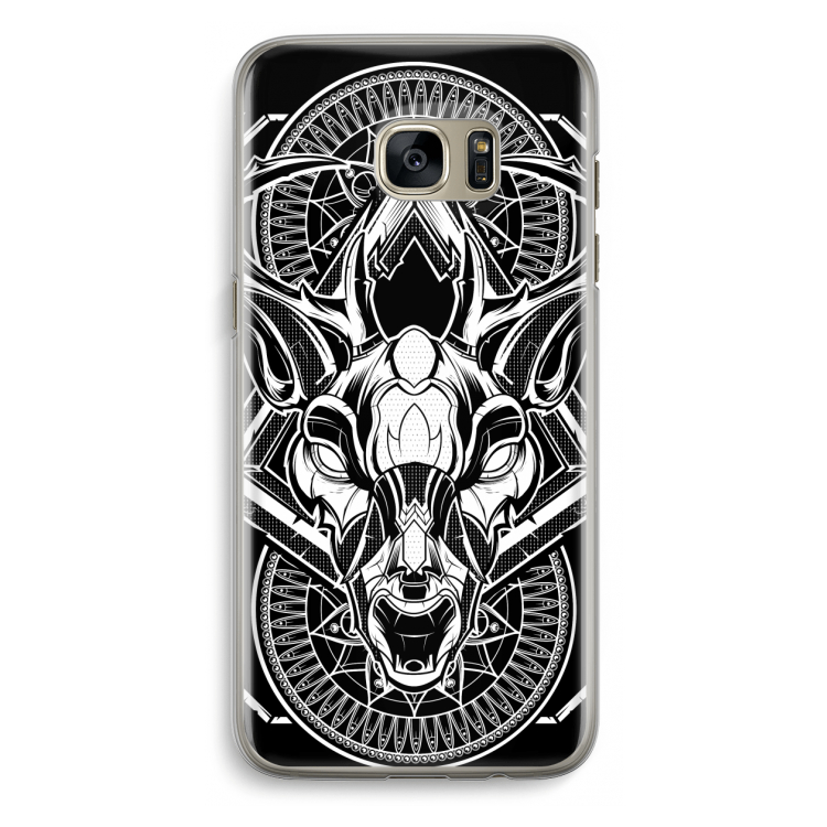 Oh Deer: Samsung Galaxy S7 Edge Transparant Hoesje