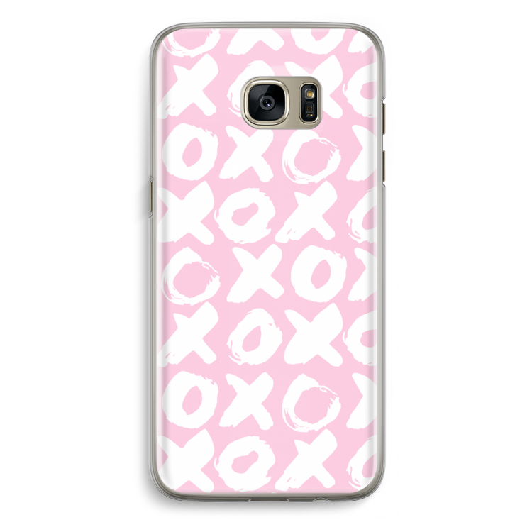 XOXO: Samsung Galaxy S7 Edge Transparant Hoesje
