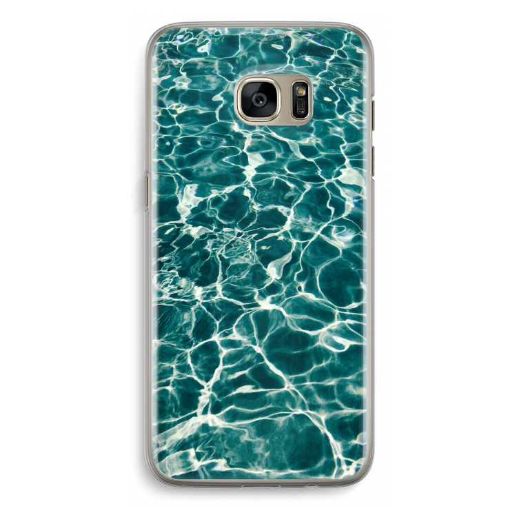 Weerkaatsing water: Samsung Galaxy S7 Edge Transparant Hoesje