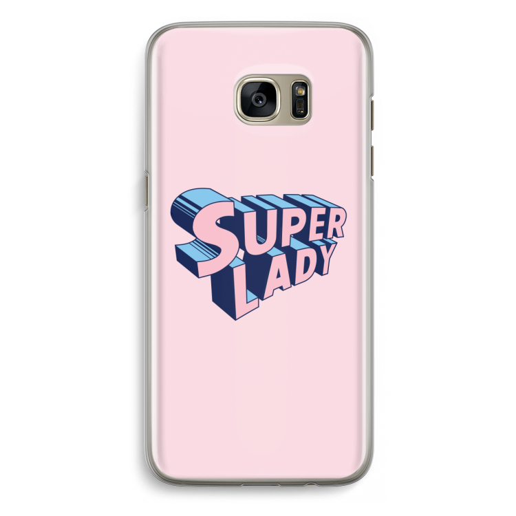 Superlady: Samsung Galaxy S7 Edge Transparant Hoesje