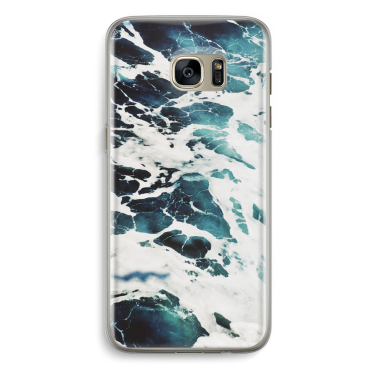 Golven: Samsung Galaxy S7 Edge Transparant Hoesje