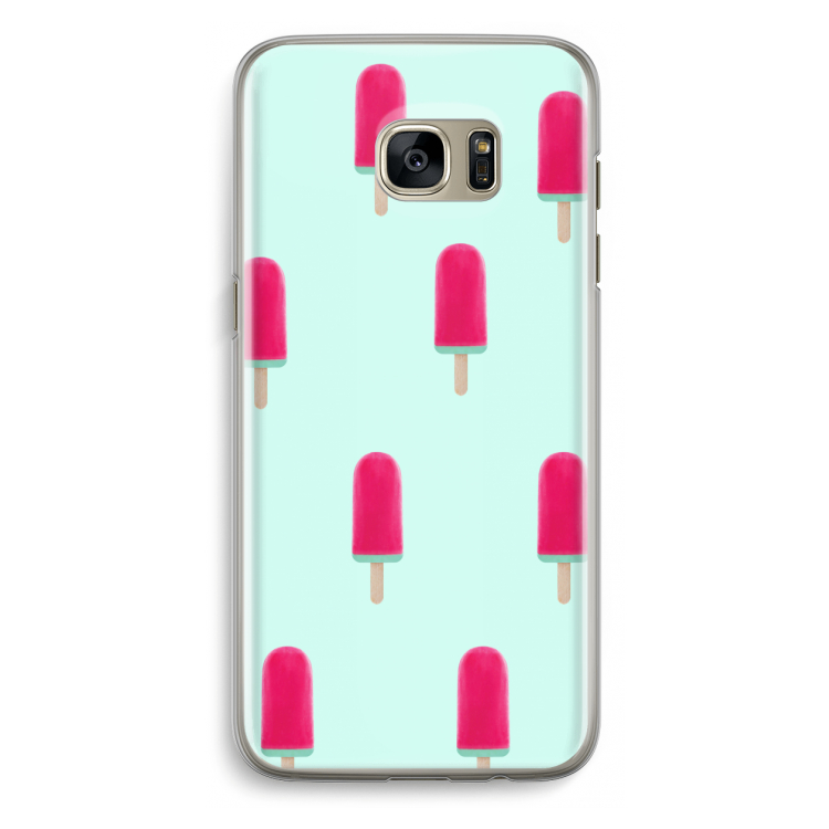 Waterijsje: Samsung Galaxy S7 Edge Transparant Hoesje