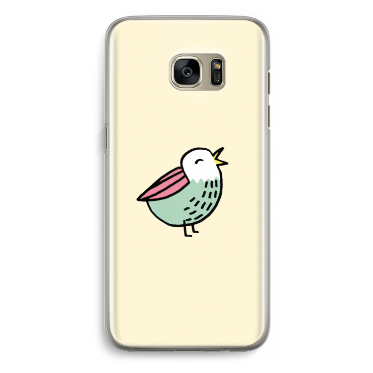 Birdy: Samsung Galaxy S7 Edge Transparant Hoesje