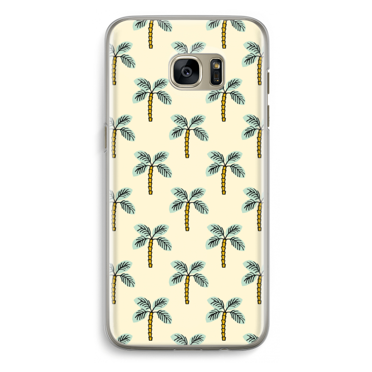 Paradise: Samsung Galaxy S7 Edge Transparant Hoesje