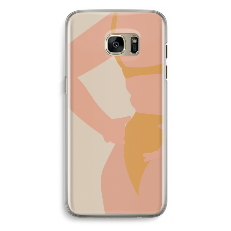 Bikini body: Samsung Galaxy S7 Edge Transparant Hoesje