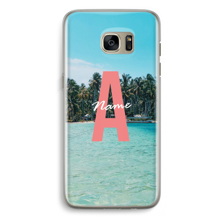 Pacific Dream: Samsung Galaxy S7 Edge Transparant Hoesje