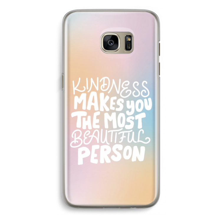 The prettiest: Samsung Galaxy S7 Edge Transparant Hoesje