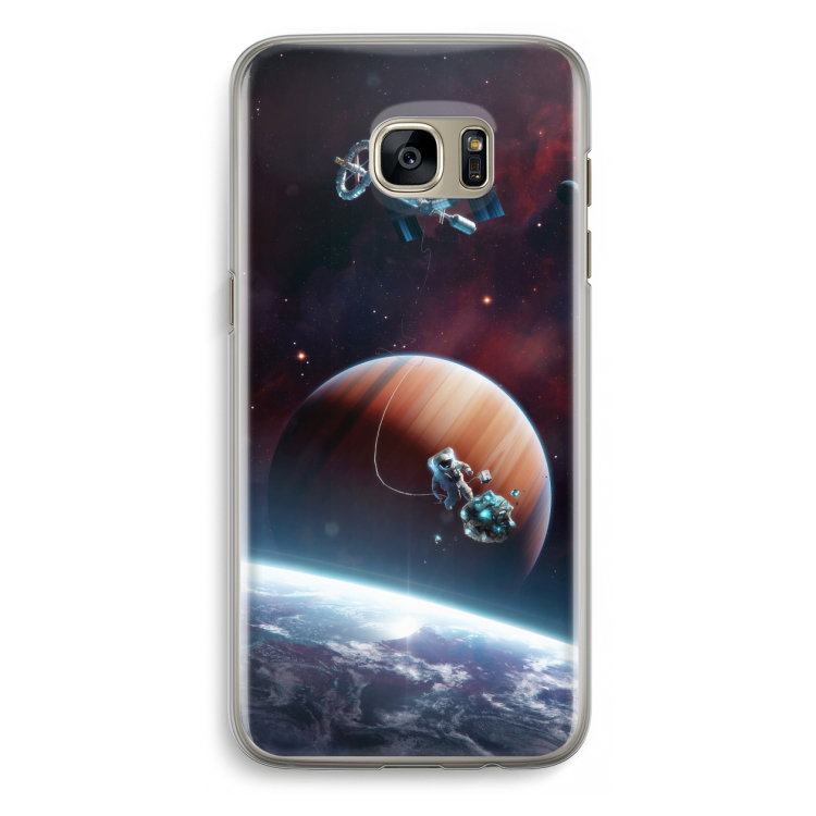 Examiner: Samsung Galaxy S7 Edge Transparant Hoesje