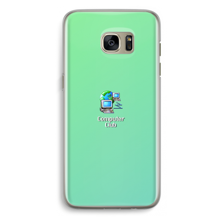 Win98: Samsung Galaxy S7 Edge Transparant Hoesje