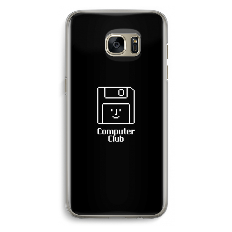 Hello: Samsung Galaxy S7 Edge Transparant Hoesje