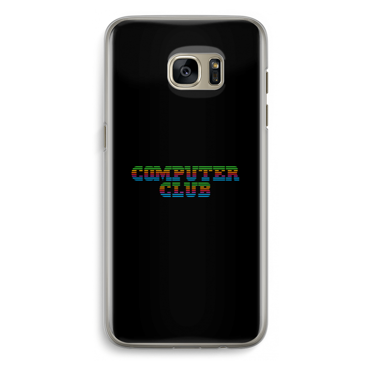 Retro: Samsung Galaxy S7 Edge Transparant Hoesje