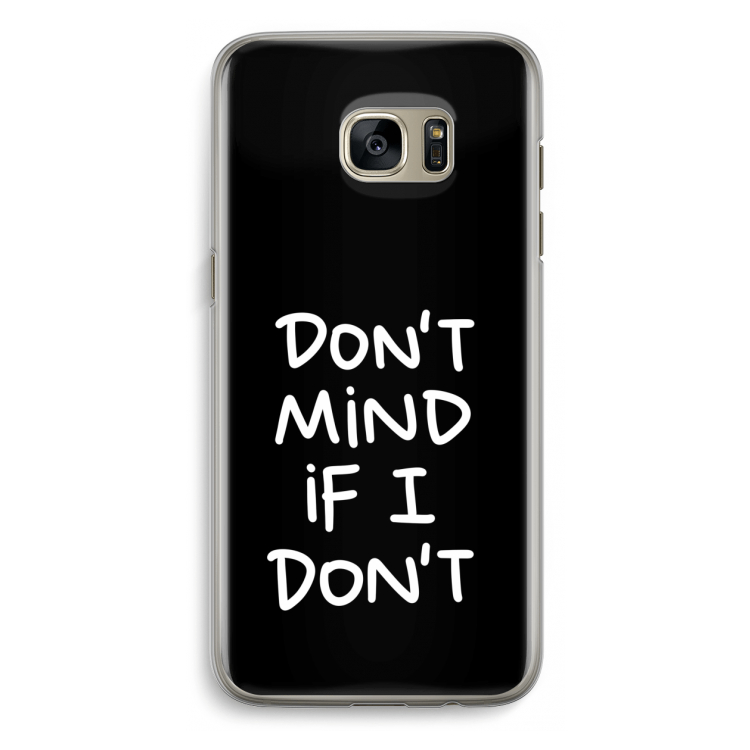 Don't Mind: Samsung Galaxy S7 Edge Transparant Hoesje