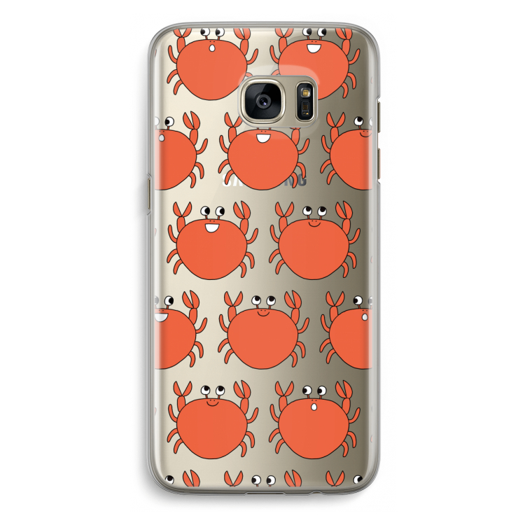 Krab: Samsung Galaxy S7 Edge Transparant Hoesje