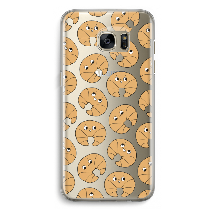 Croissant: Samsung Galaxy S7 Edge Transparant Hoesje