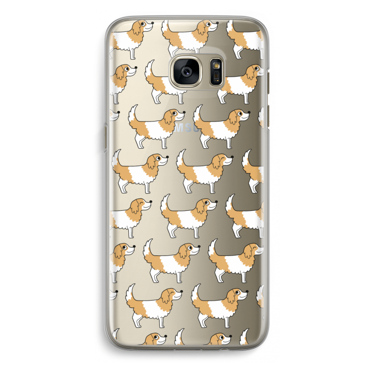 Doggy: Samsung Galaxy S7 Edge Transparant Hoesje