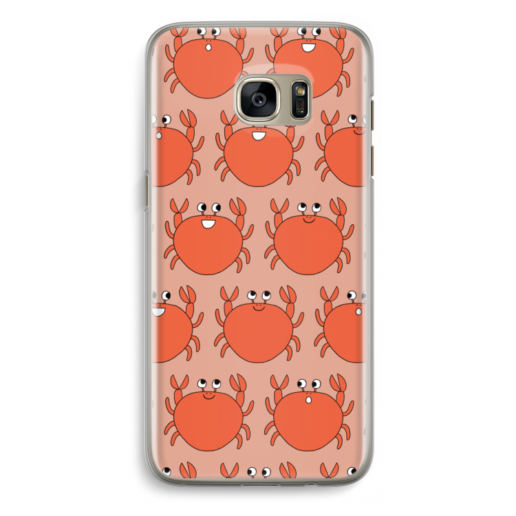Krab: Samsung Galaxy S7 Edge Transparant Hoesje