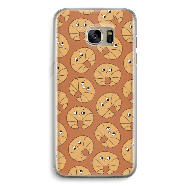 Croissant: Samsung Galaxy S7 Edge Transparant Hoesje