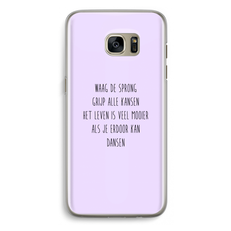 Sprong: Samsung Galaxy S7 Edge Transparant Hoesje