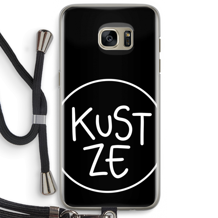 KUST ZE: Samsung Galaxy S7 Edge Transparant Hoesje met koord