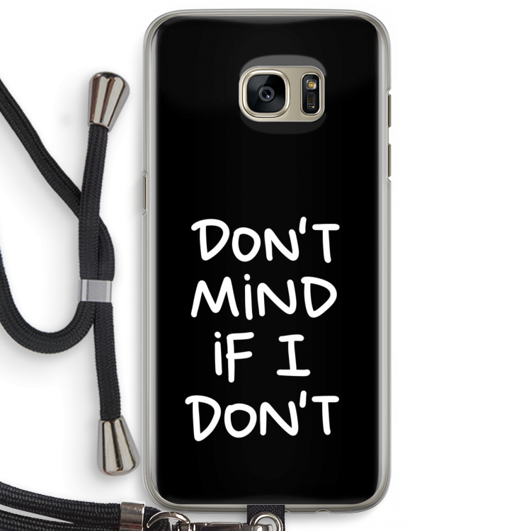 Don't Mind: Samsung Galaxy S7 Edge Transparant Hoesje met koord