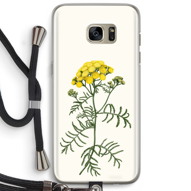 Tansy: Samsung Galaxy S7 Edge Transparant Hoesje met koord