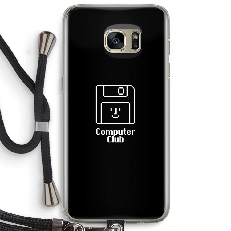 Hello: Samsung Galaxy S7 Edge Transparant Hoesje met koord