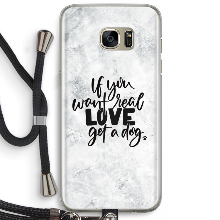 Partner in crime: Samsung Galaxy S7 Edge Transparant Hoesje met koord