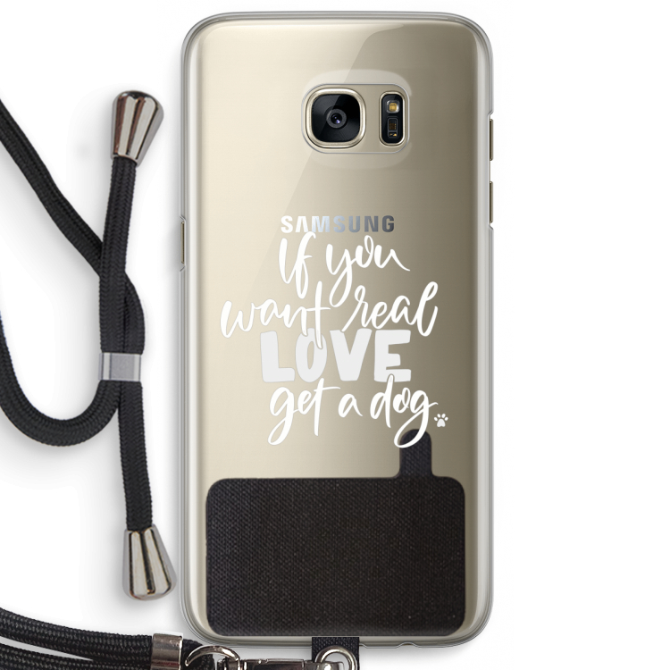 Partner in crime: Samsung Galaxy S7 Edge Transparant Hoesje met koord