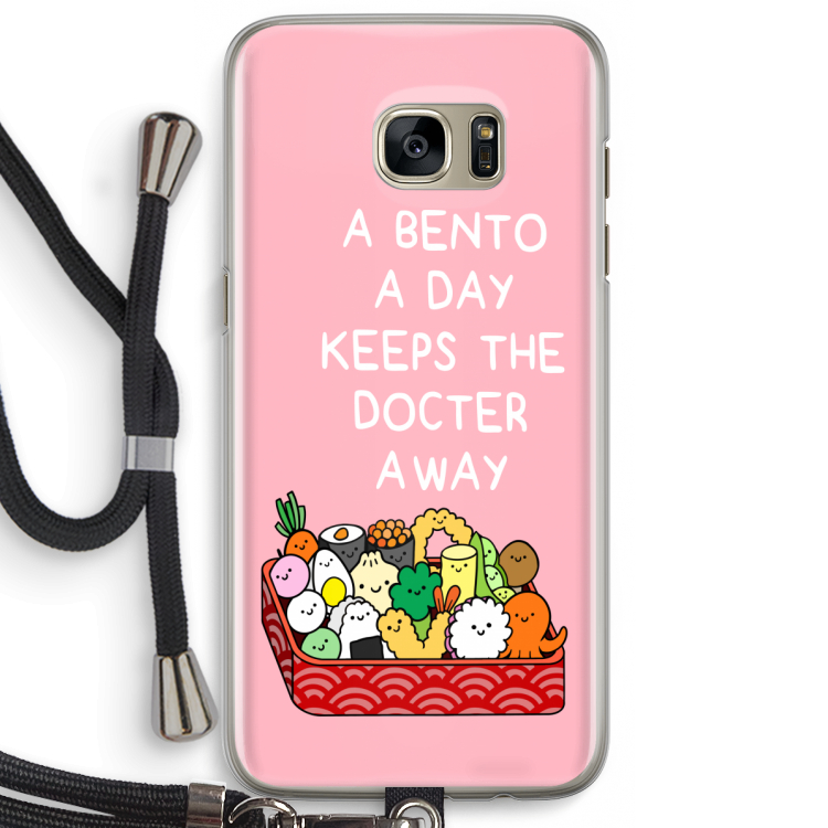 Bento a day: Samsung Galaxy S7 Edge Transparant Hoesje met koord