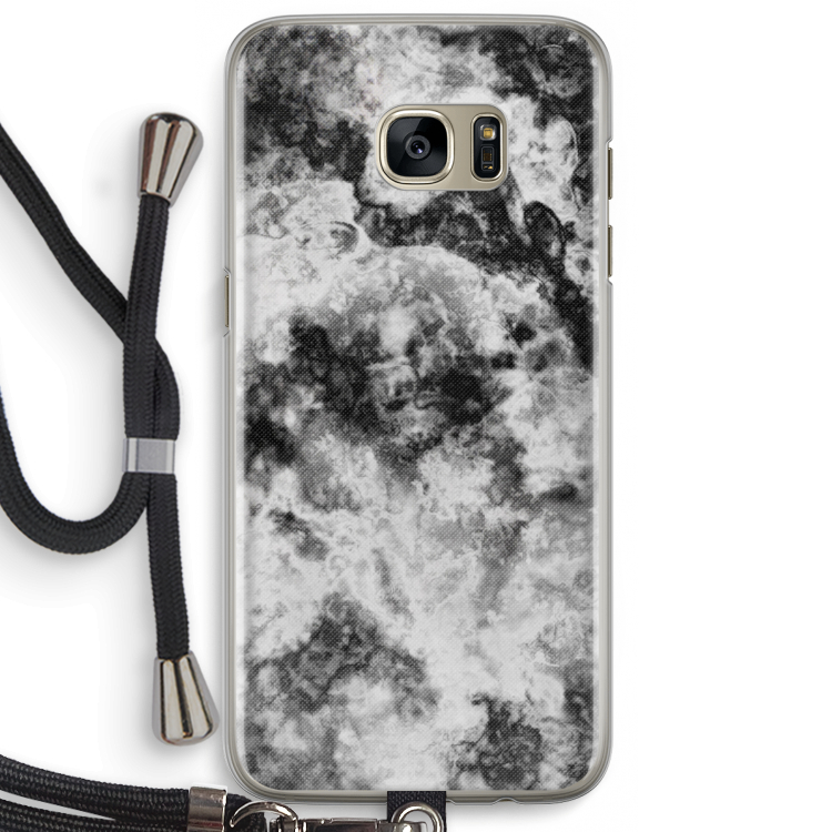 Onweer: Samsung Galaxy S7 Edge Transparant Hoesje met koord