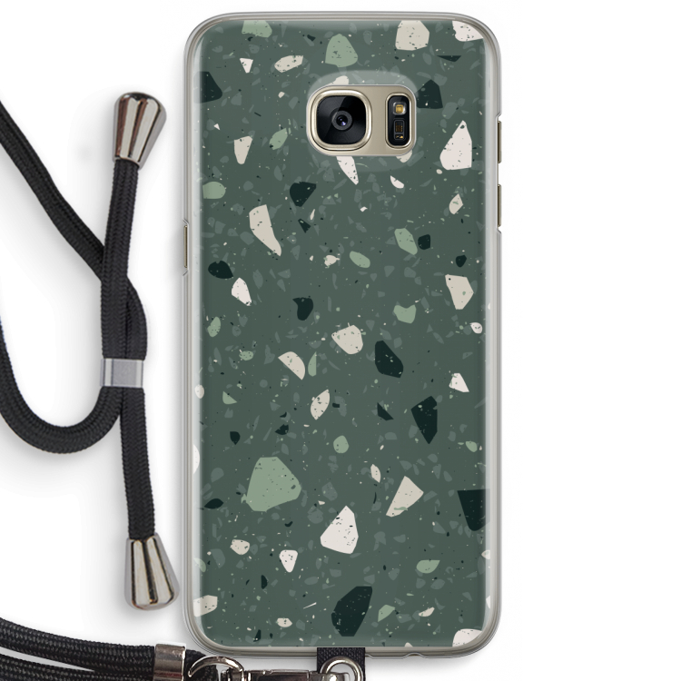 Terrazzo N°19: Samsung Galaxy S7 Edge Transparant Hoesje met koord