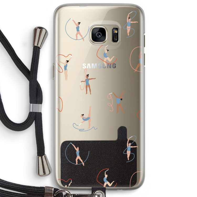 Dancing #3: Samsung Galaxy S7 Edge Transparant Hoesje met koord