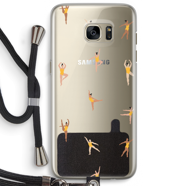 Dans #2: Samsung Galaxy S7 Edge Transparant Hoesje met koord