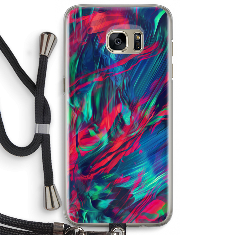 Pilgrims Of The Sea: Samsung Galaxy S7 Edge Transparant Hoesje met koord