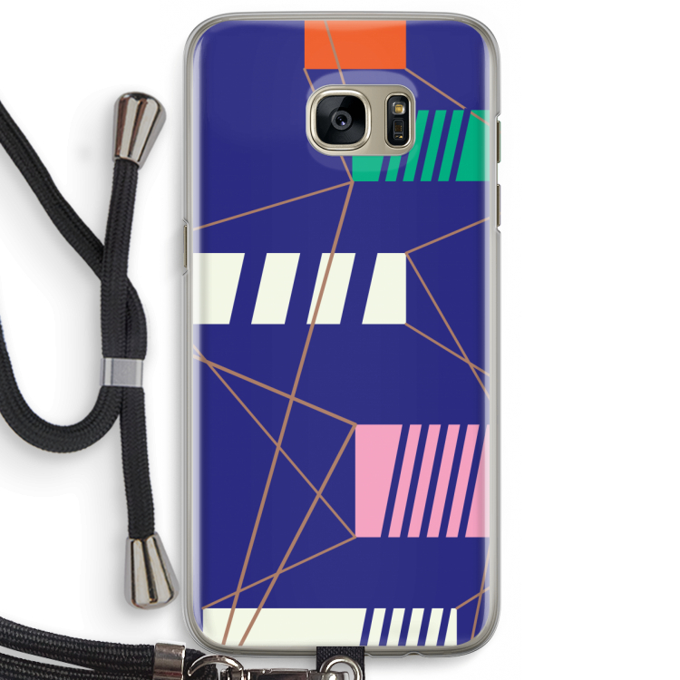 Gestalte 5: Samsung Galaxy S7 Edge Transparant Hoesje met koord