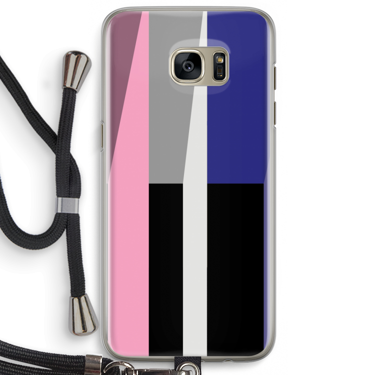 Gestalte 4: Samsung Galaxy S7 Edge Transparant Hoesje met koord