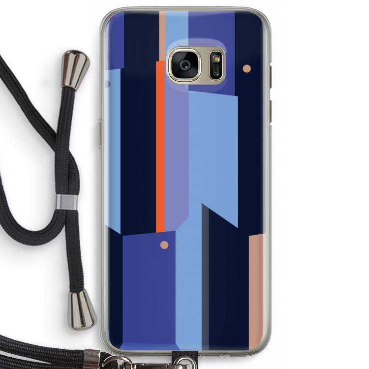 Gestalte 3: Samsung Galaxy S7 Edge Transparant Hoesje met koord