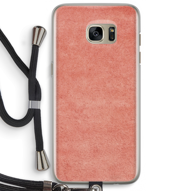 Marrakech Walls: Samsung Galaxy S7 Edge Transparant Hoesje met koord