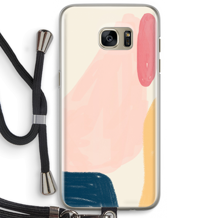 Saturday Flow: Samsung Galaxy S7 Edge Transparant Hoesje met koord