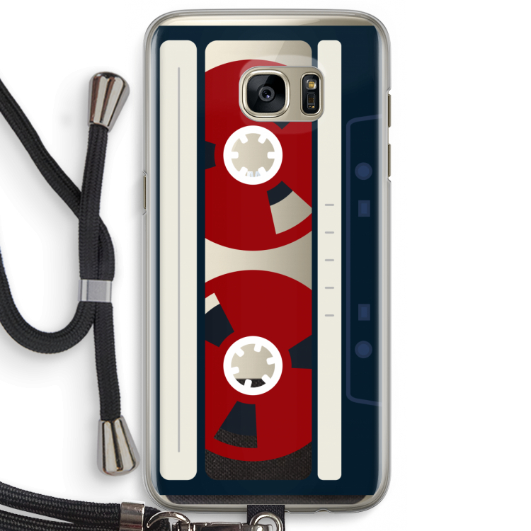 Here's your tape: Samsung Galaxy S7 Edge Transparant Hoesje met koord