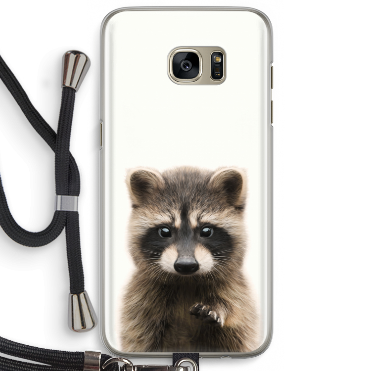 Rocco: Samsung Galaxy S7 Edge Transparant Hoesje met koord