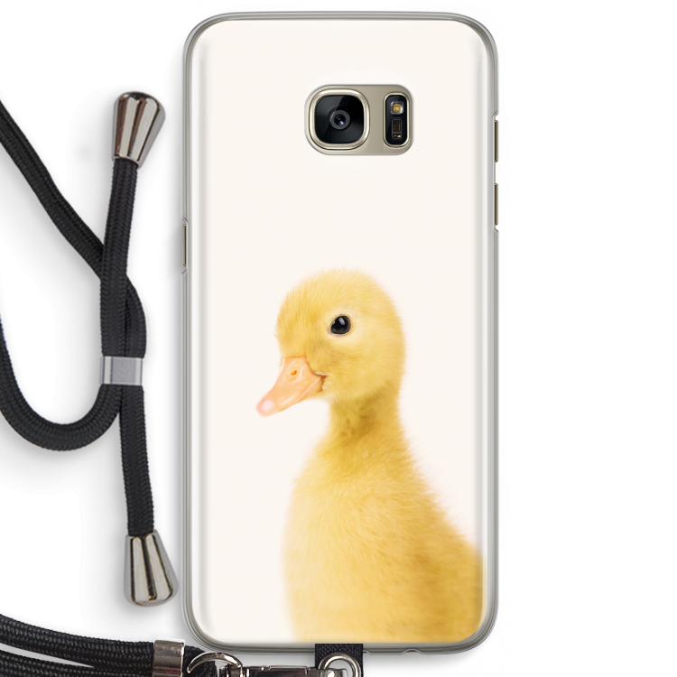 Duke: Samsung Galaxy S7 Edge Transparant Hoesje met koord