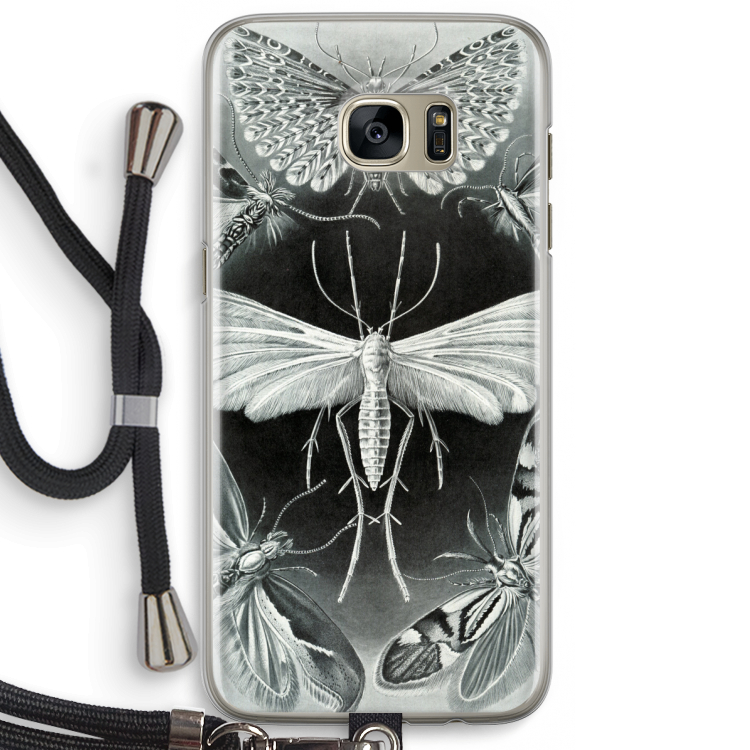 Haeckel Tineida: Samsung Galaxy S7 Edge Transparant Hoesje met koord