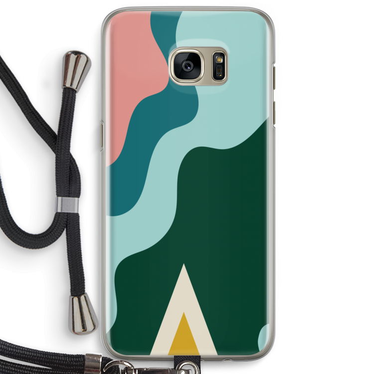 Noor B: Samsung Galaxy S7 Edge Transparant Hoesje met koord
