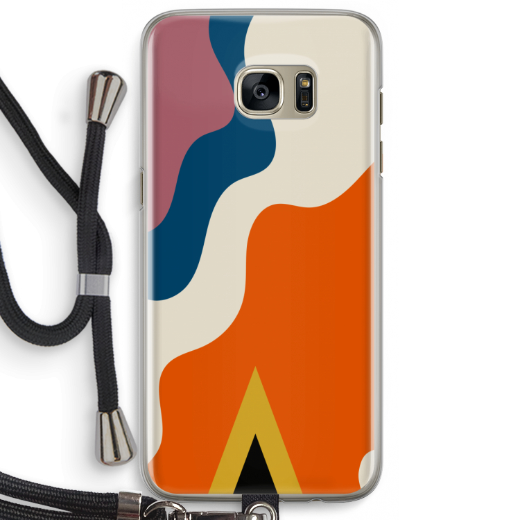 Noor A: Samsung Galaxy S7 Edge Transparant Hoesje met koord